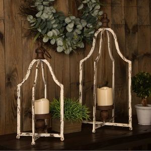Glitzhome Farmhouse candle Lanterns!